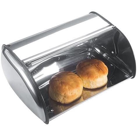 bread boxes stainless steel|brushed stainless steel bread bin.